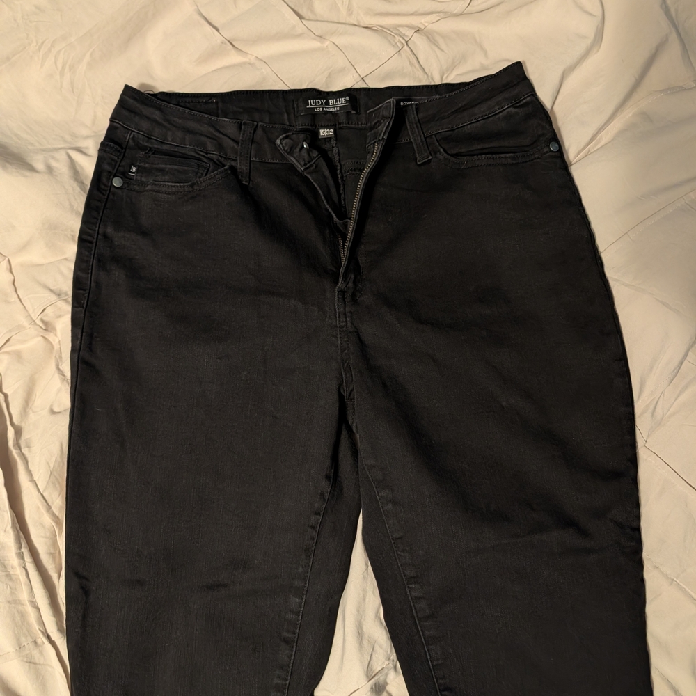 Judy Blue Women's Black Straight Leg Jeans